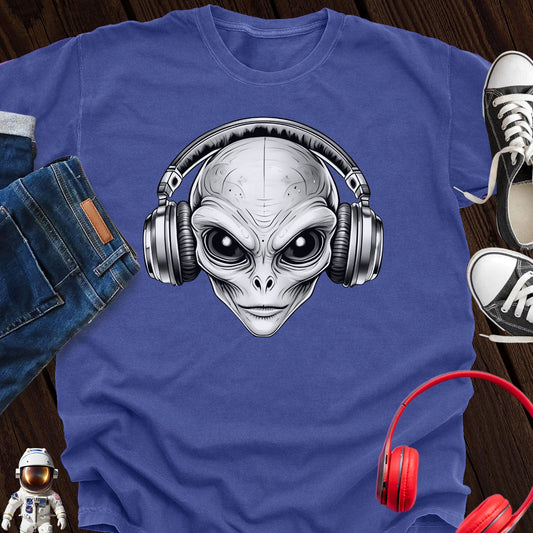 DJ Alien with Headphone T-Shirt