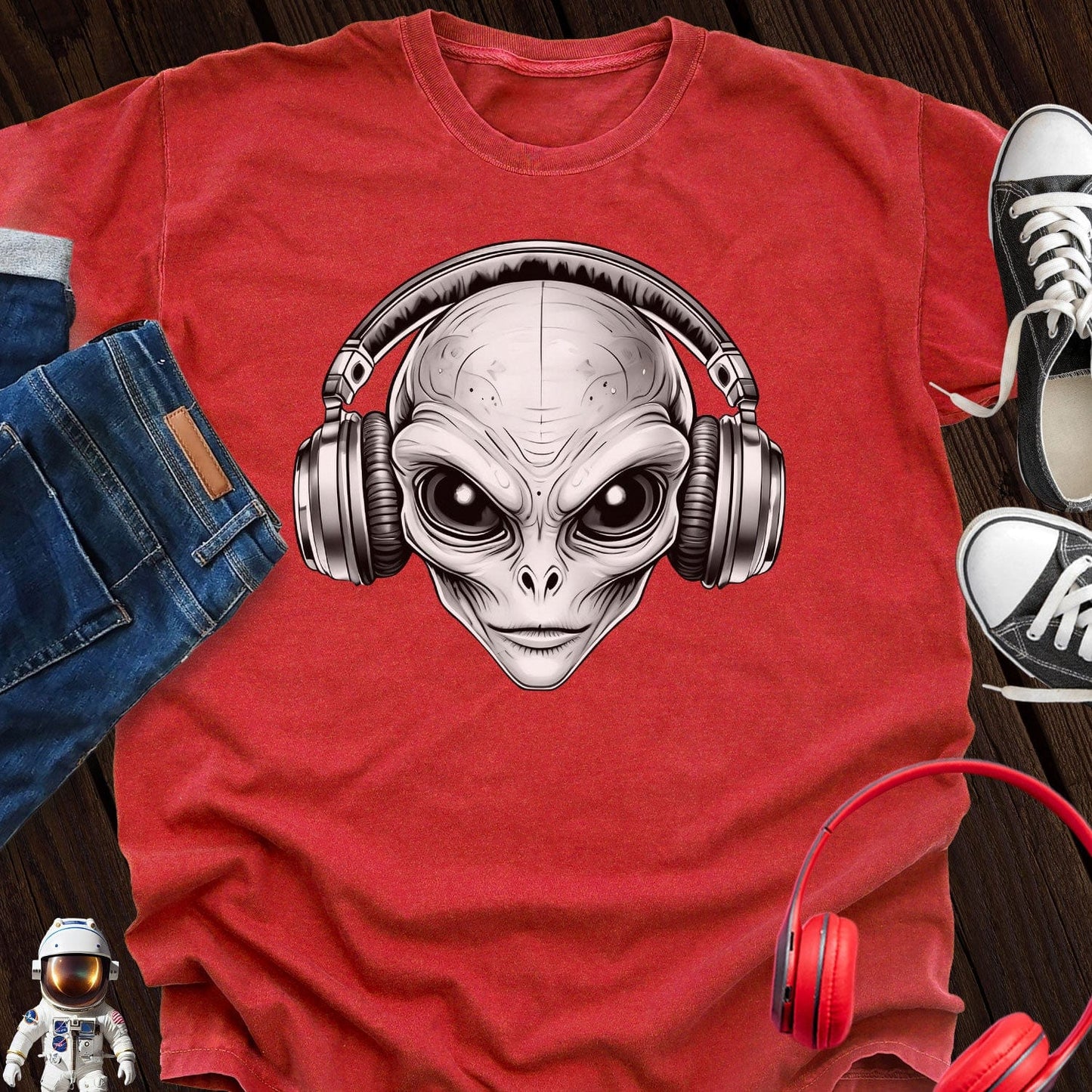 DJ Alien with Headphone T-Shirt