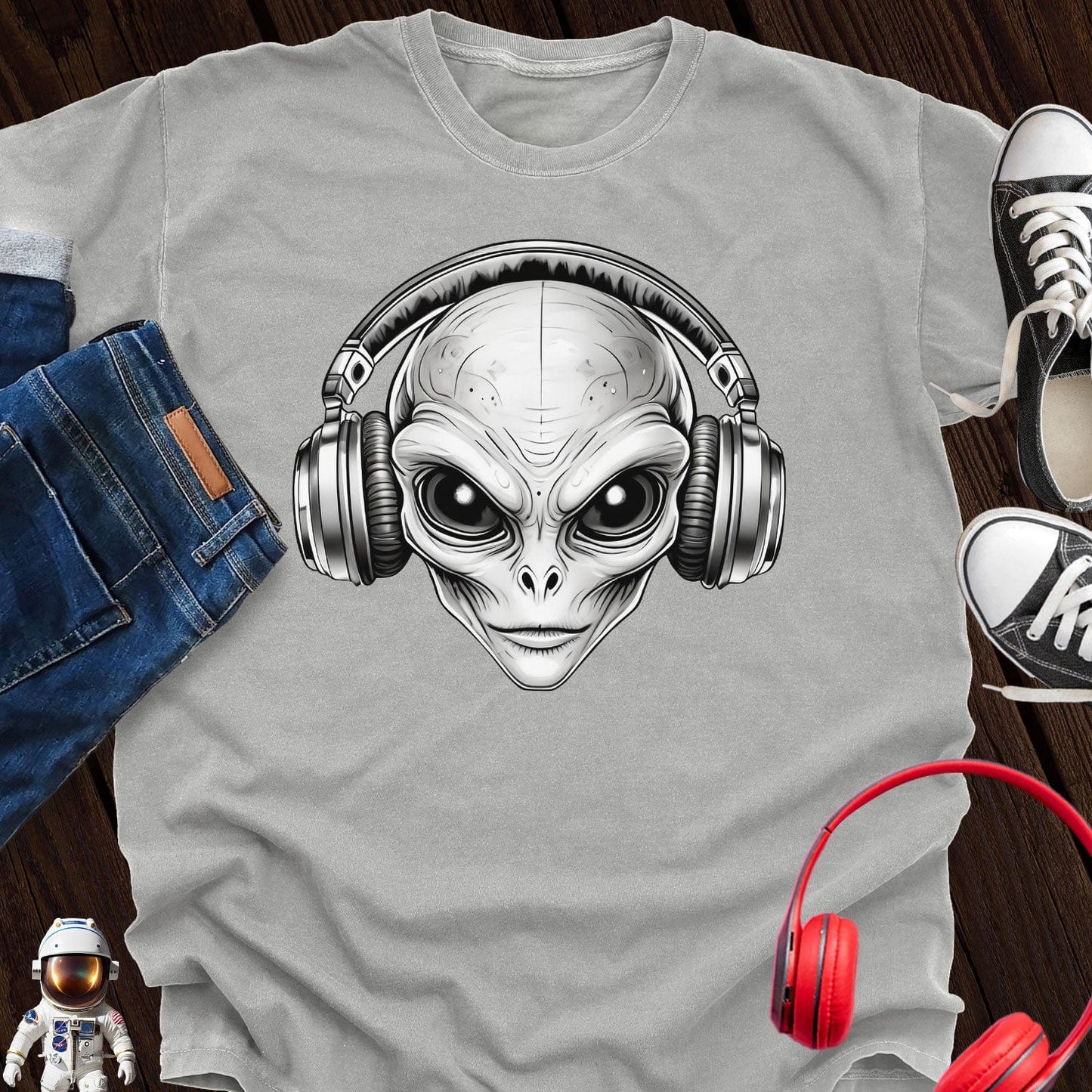 DJ Alien with Headphone T-Shirt