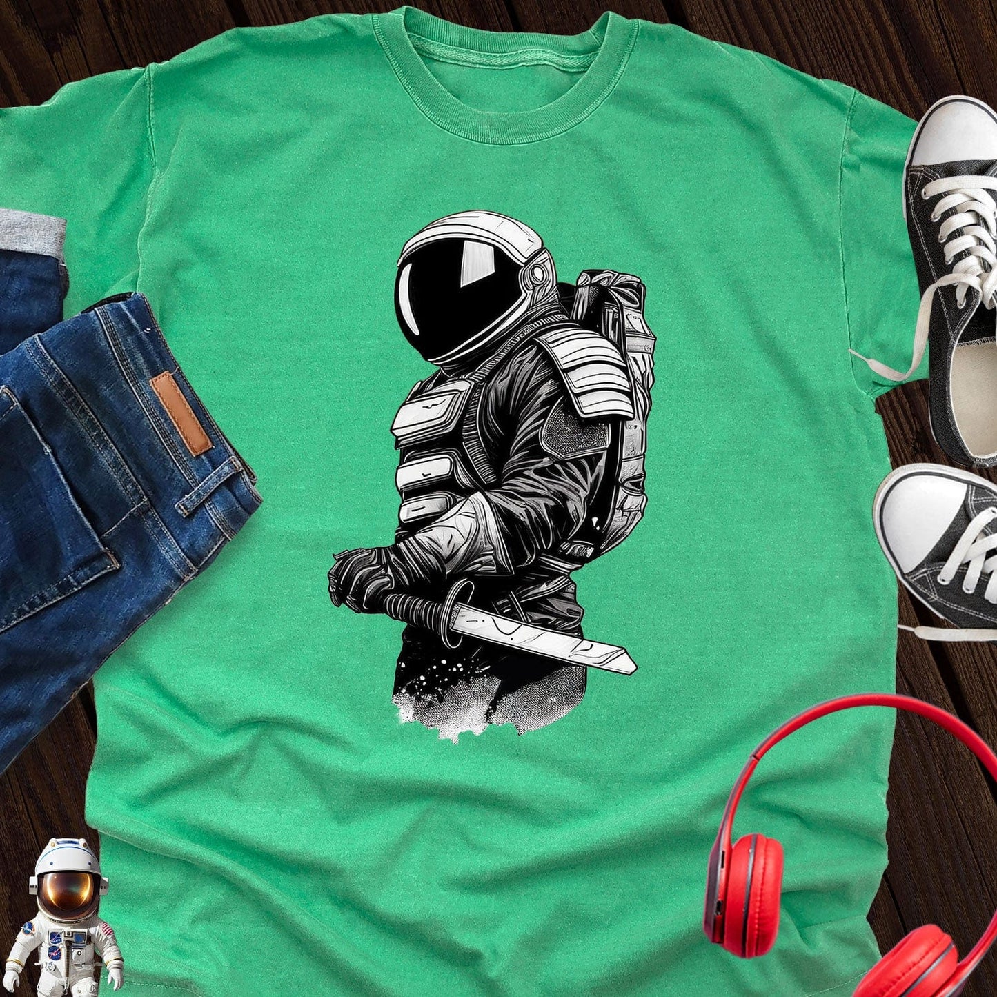 Astronaut Samurai T-Shirt