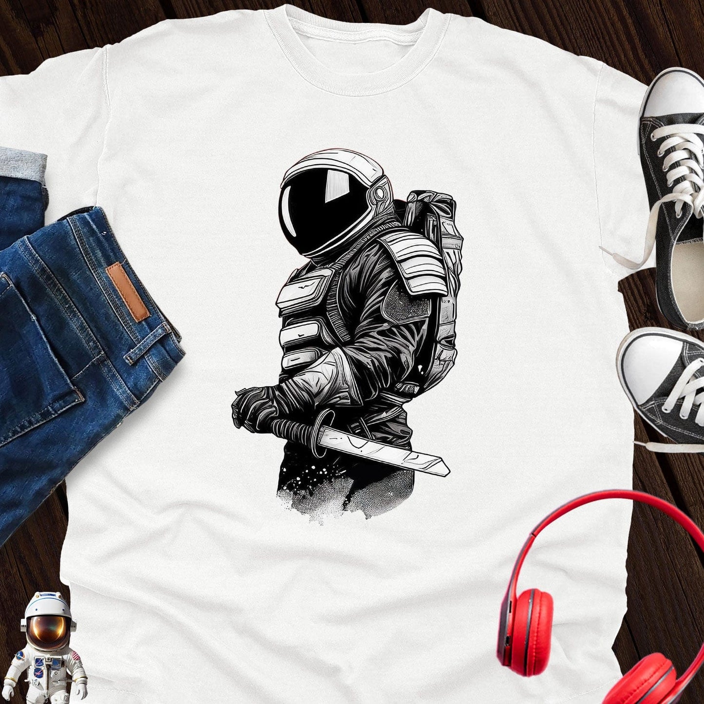 Astronaut Samurai T-Shirt