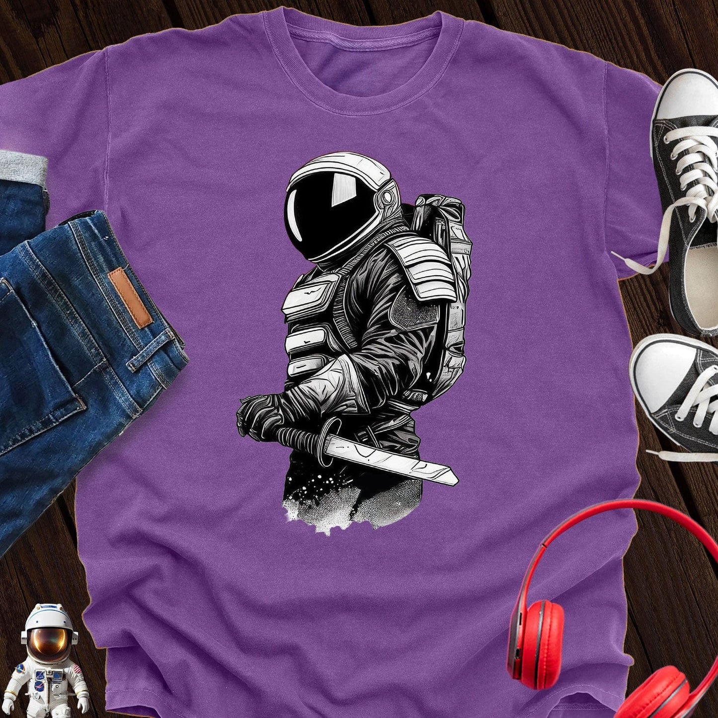 Astronaut Samurai T-Shirt