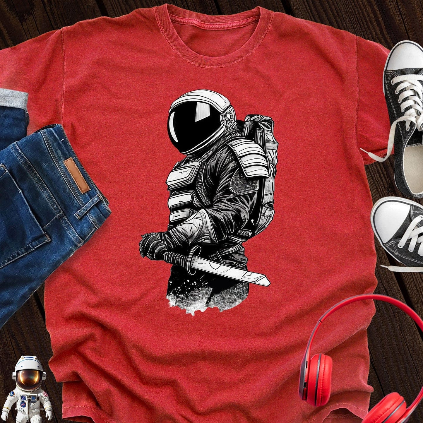 Astronaut Samurai T-Shirt