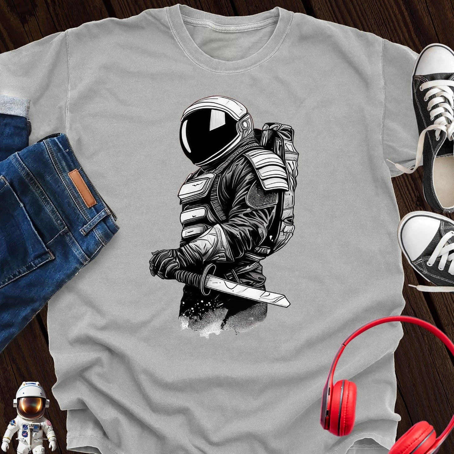 Astronaut Samurai T-Shirt