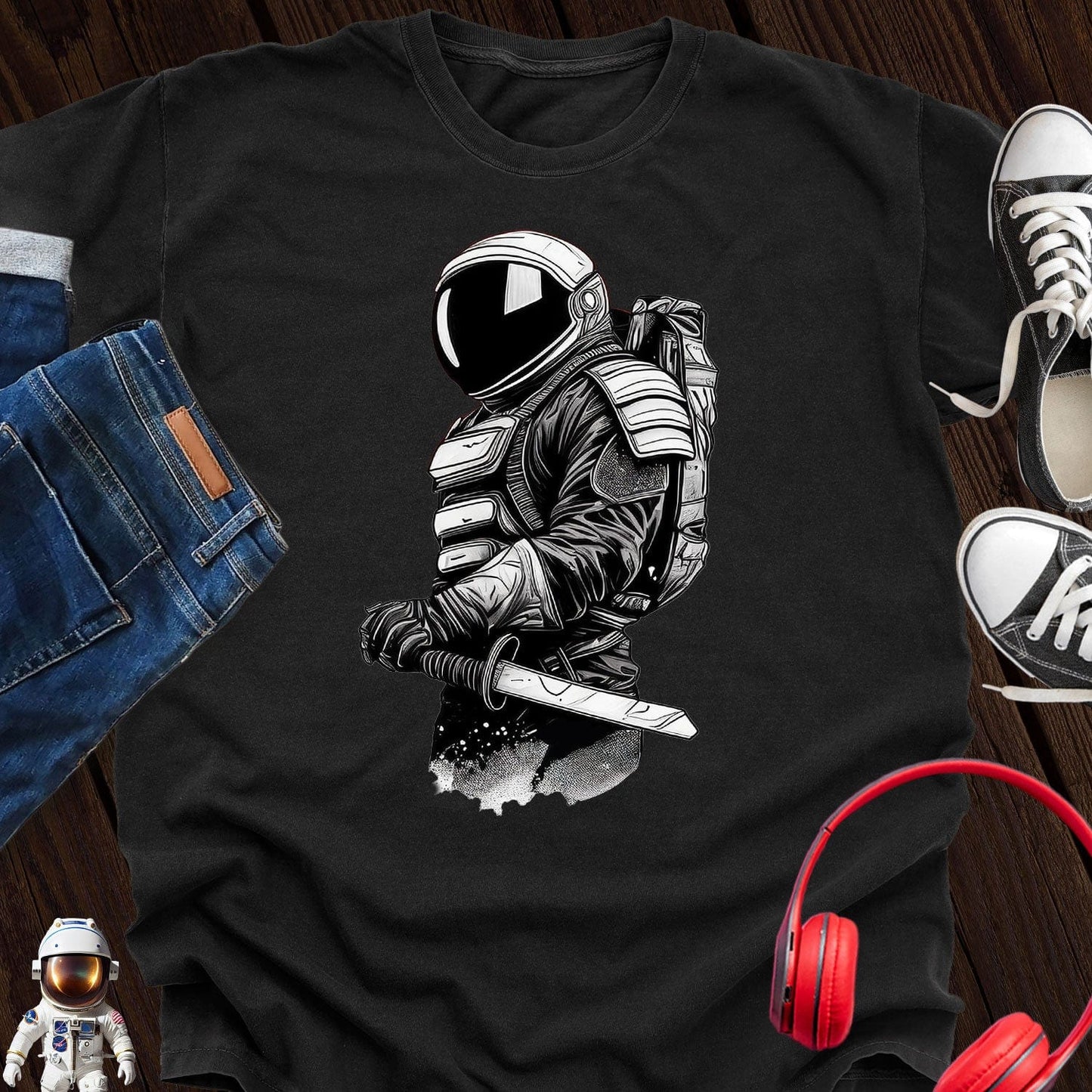 Astronaut Samurai T-Shirt