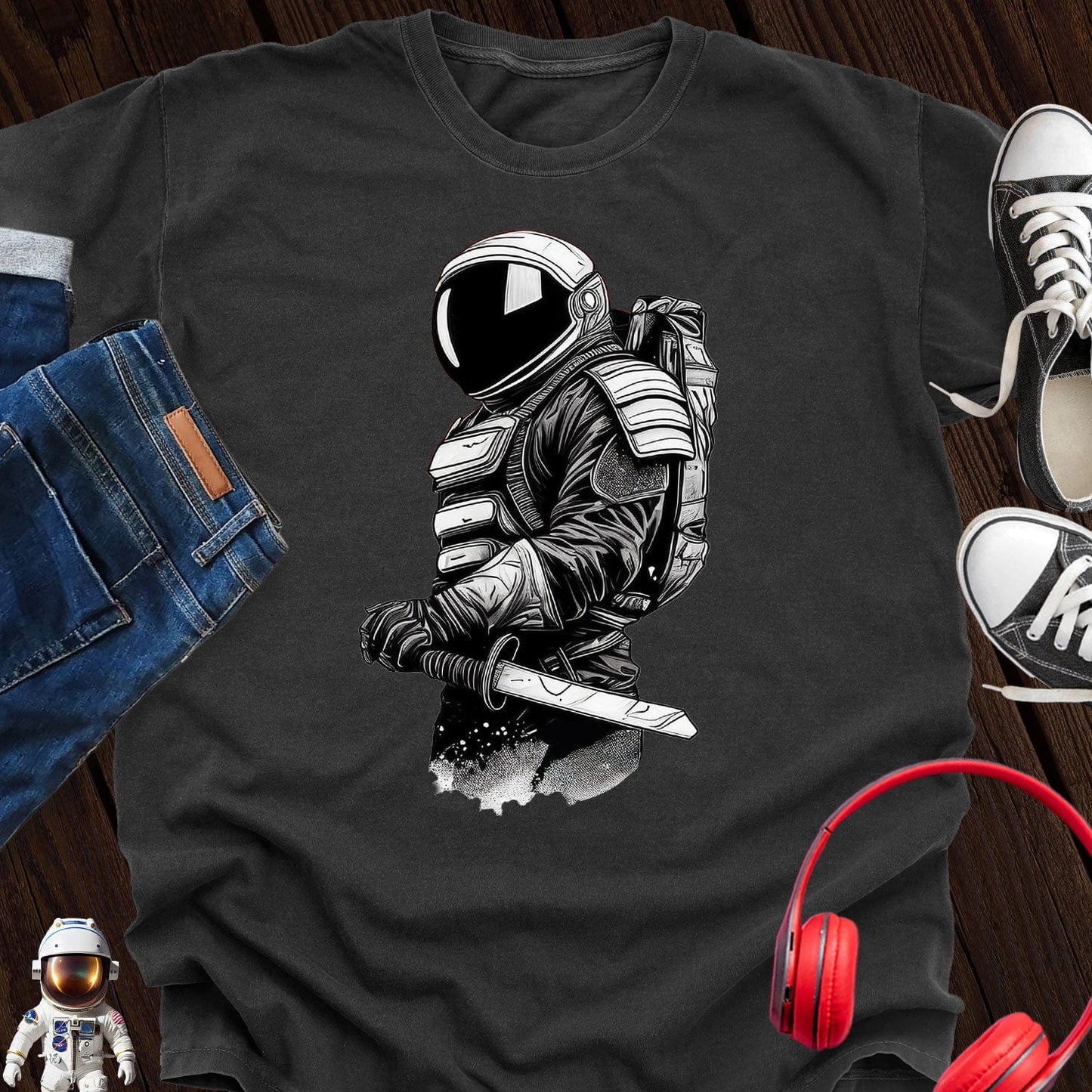 Astronaut Samurai T-Shirt