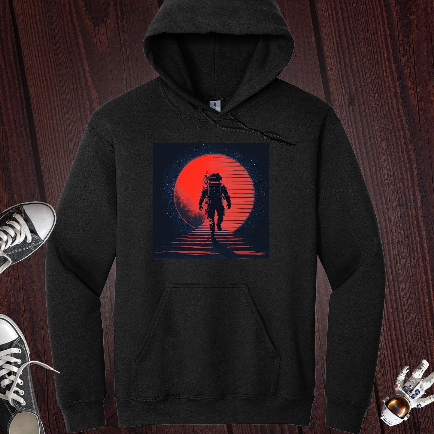 Astronaut Walking Hoodie