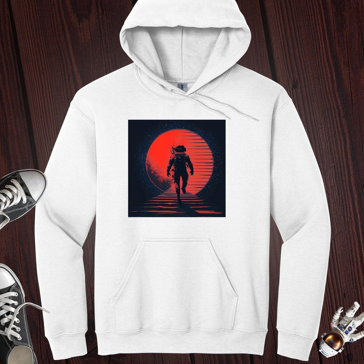 Astronaut Walking Hoodie