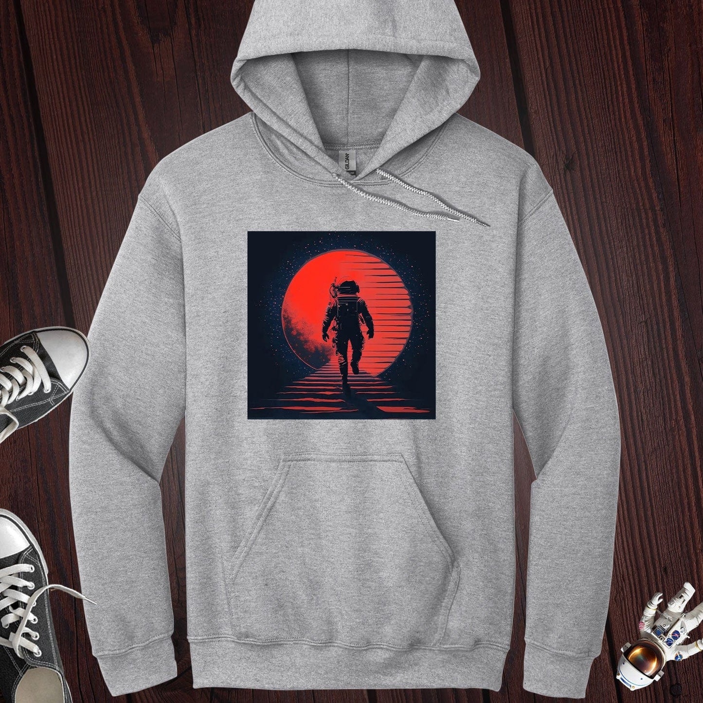 Astronaut Walking Hoodie