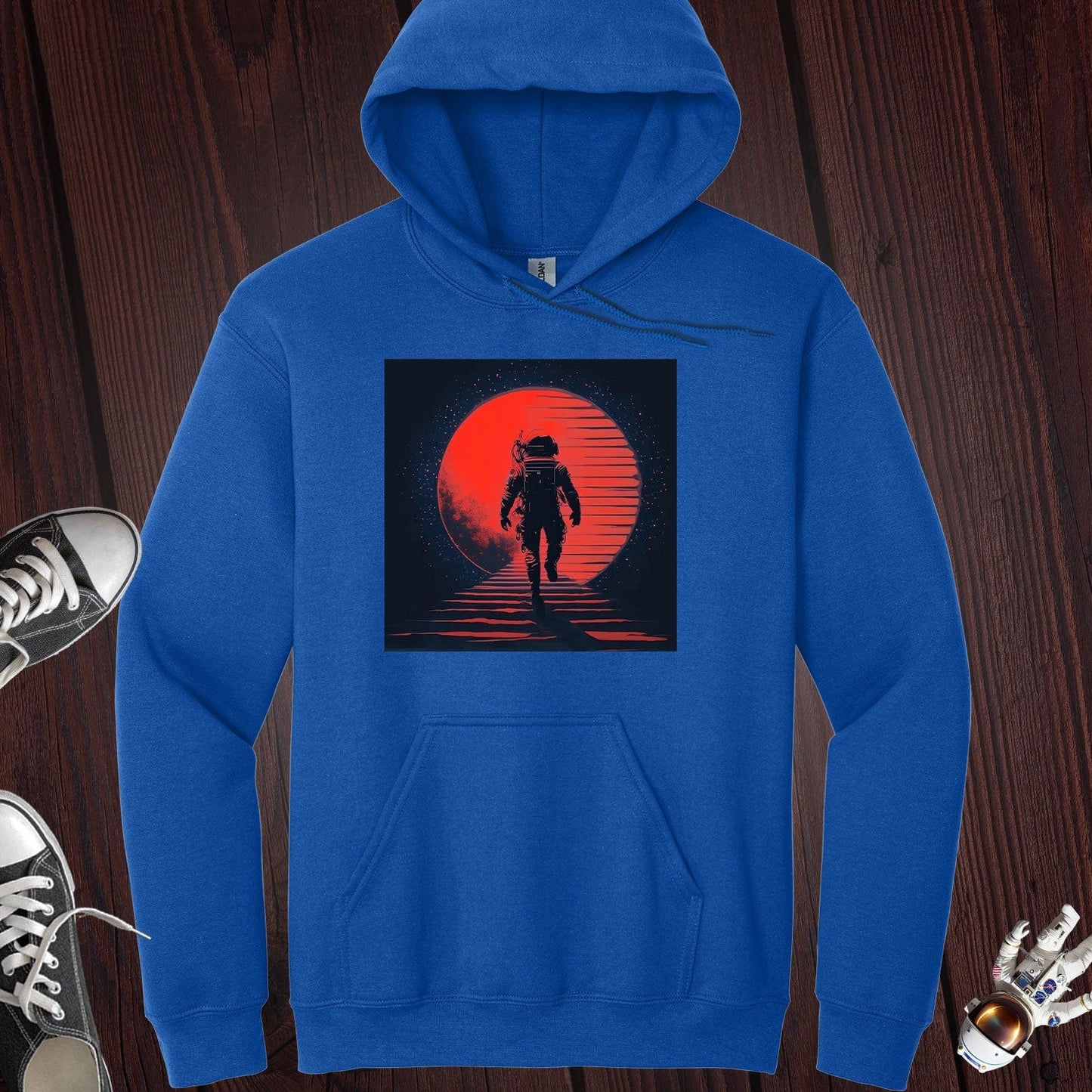 Astronaut Walking Hoodie