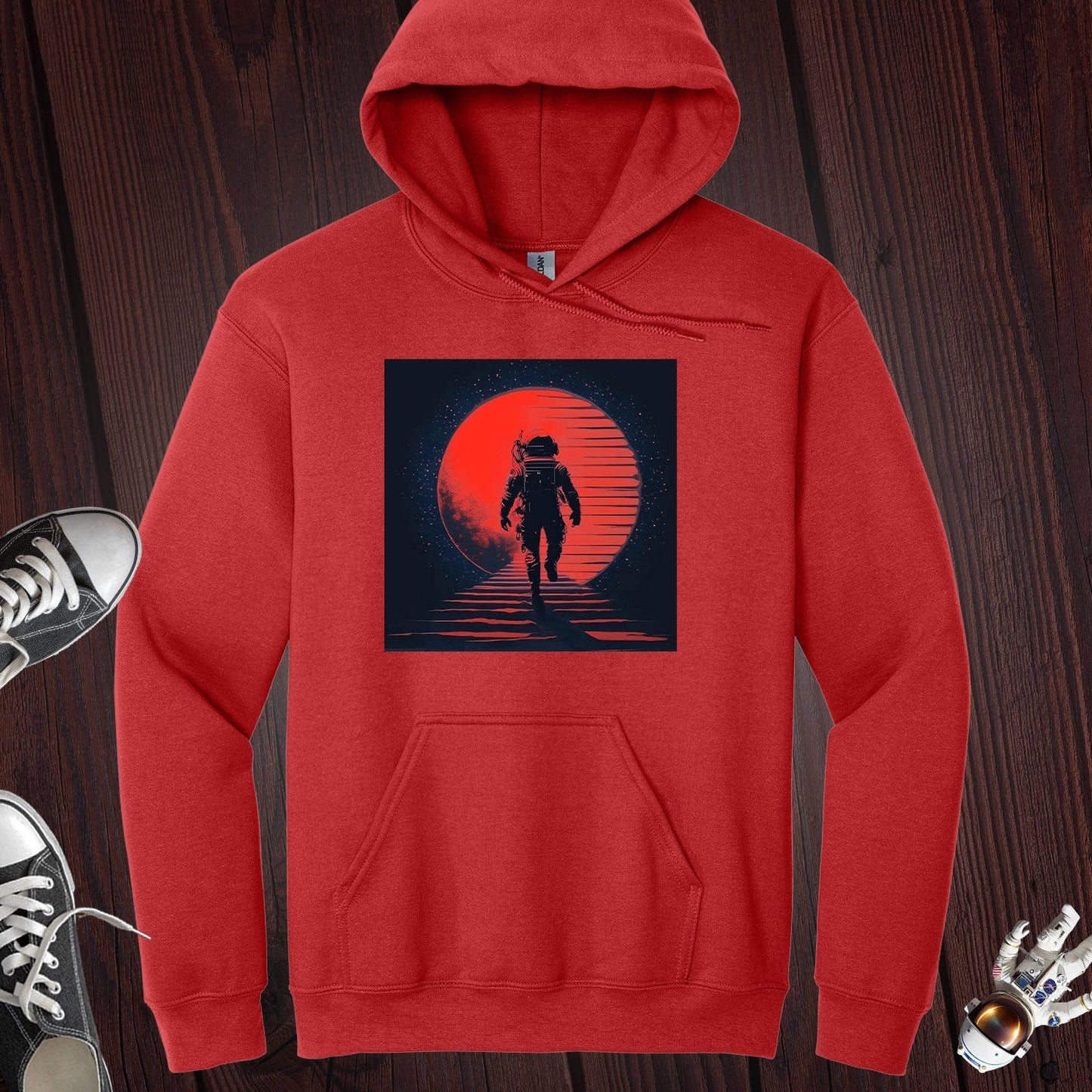 Astronaut Walking Hoodie