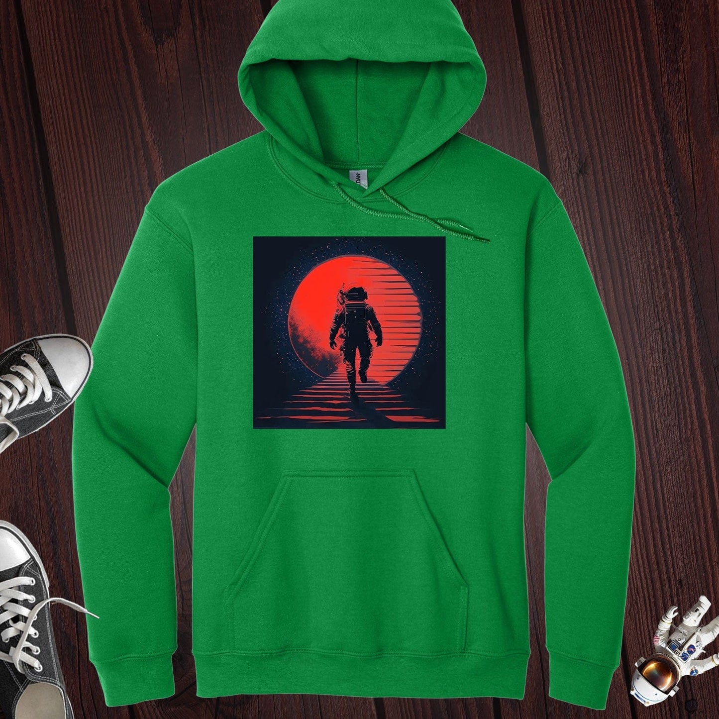 Astronaut Walking Hoodie