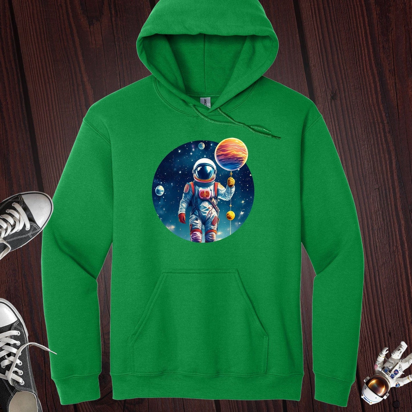 Astronaut Holding Planet Hoodie