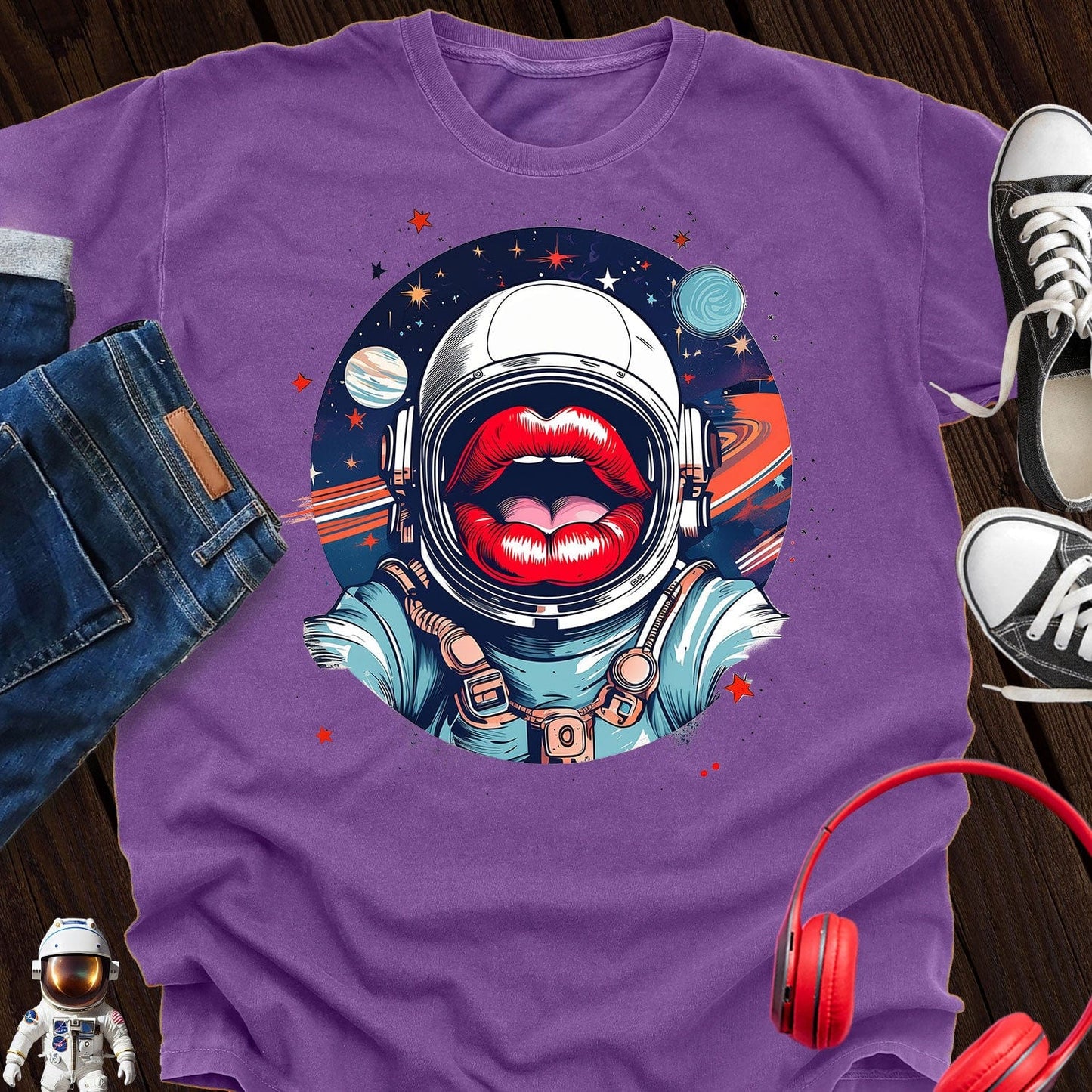 Astronaut Lips T-Shirt