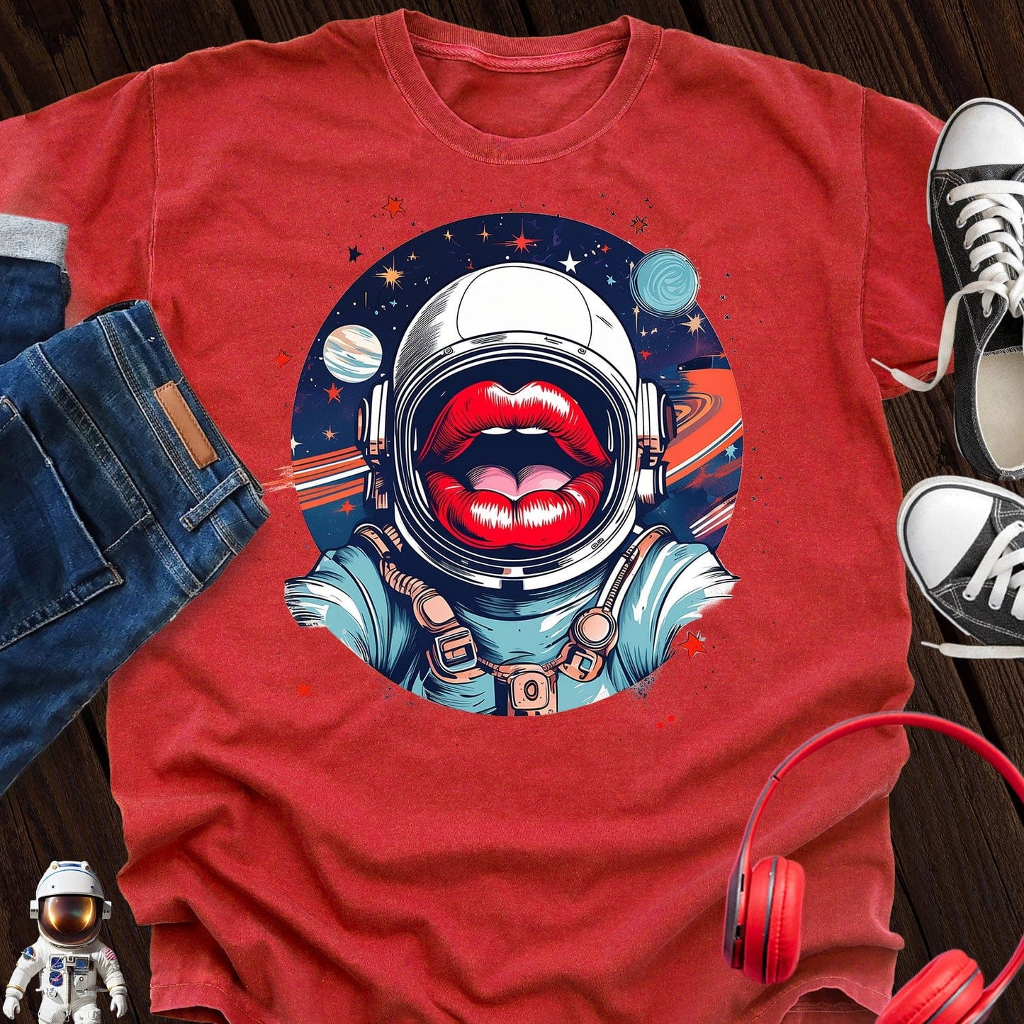 Astronaut Lips T-Shirt