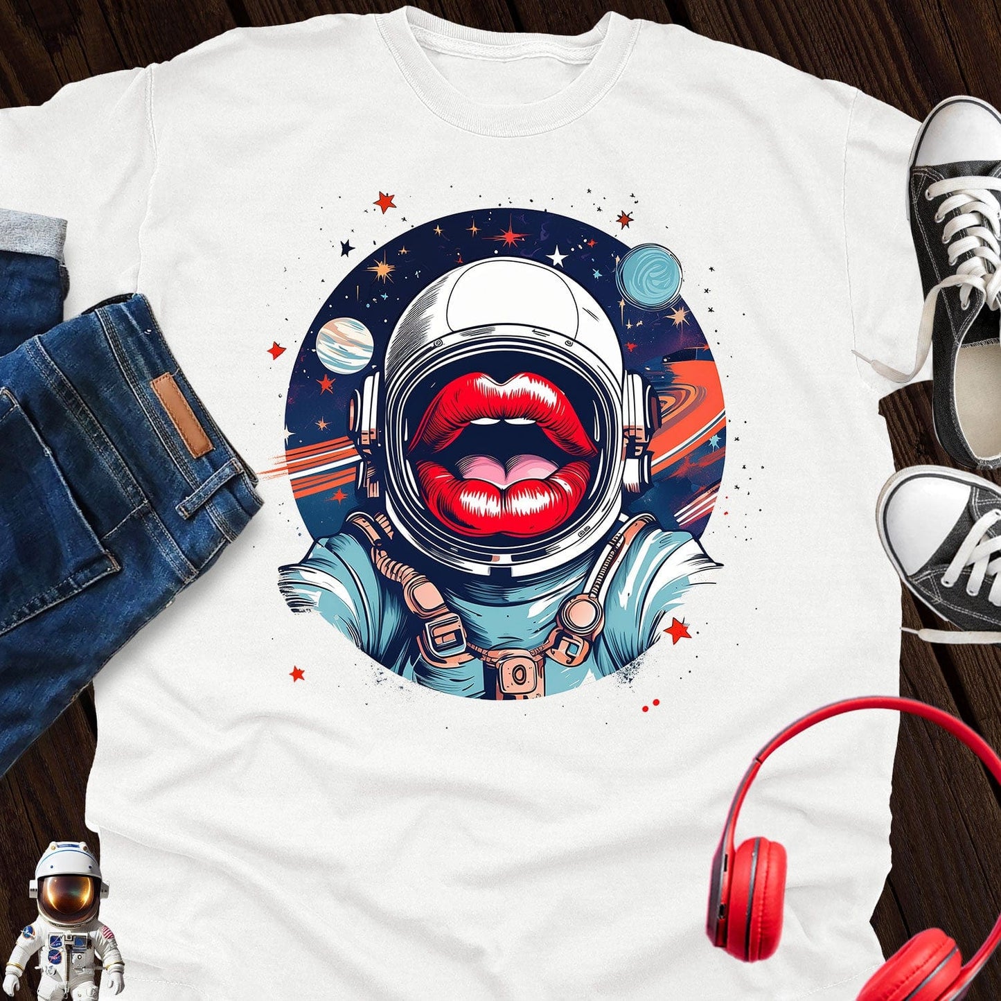 Astronaut Lips T-Shirt