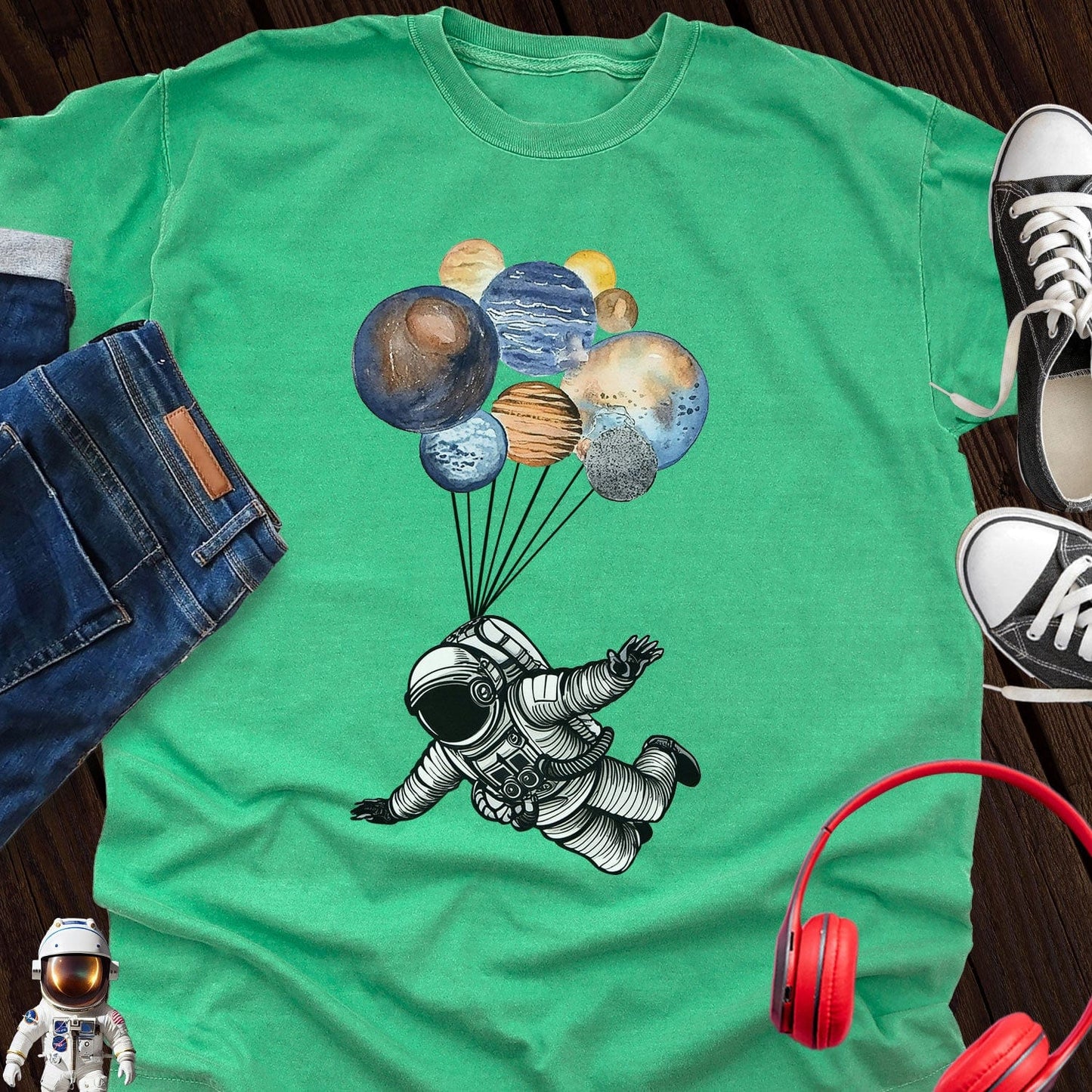 Astronaut Skydiving T-Shirt