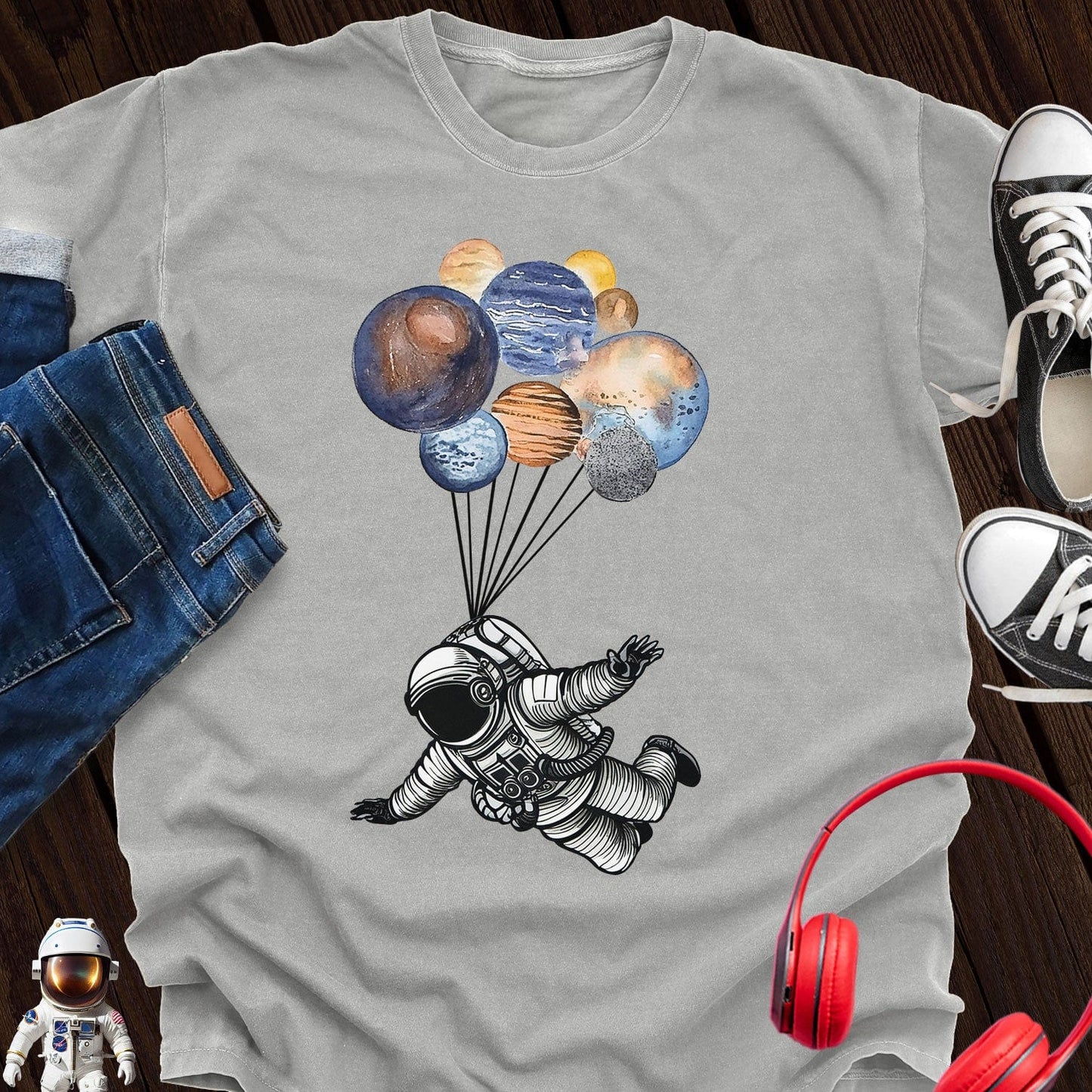 Astronaut Skydiving T-Shirt