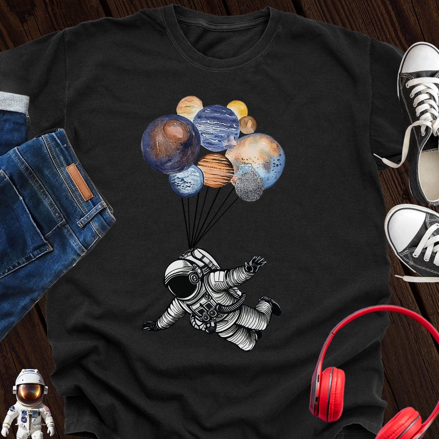 Astronaut Skydiving T-Shirt