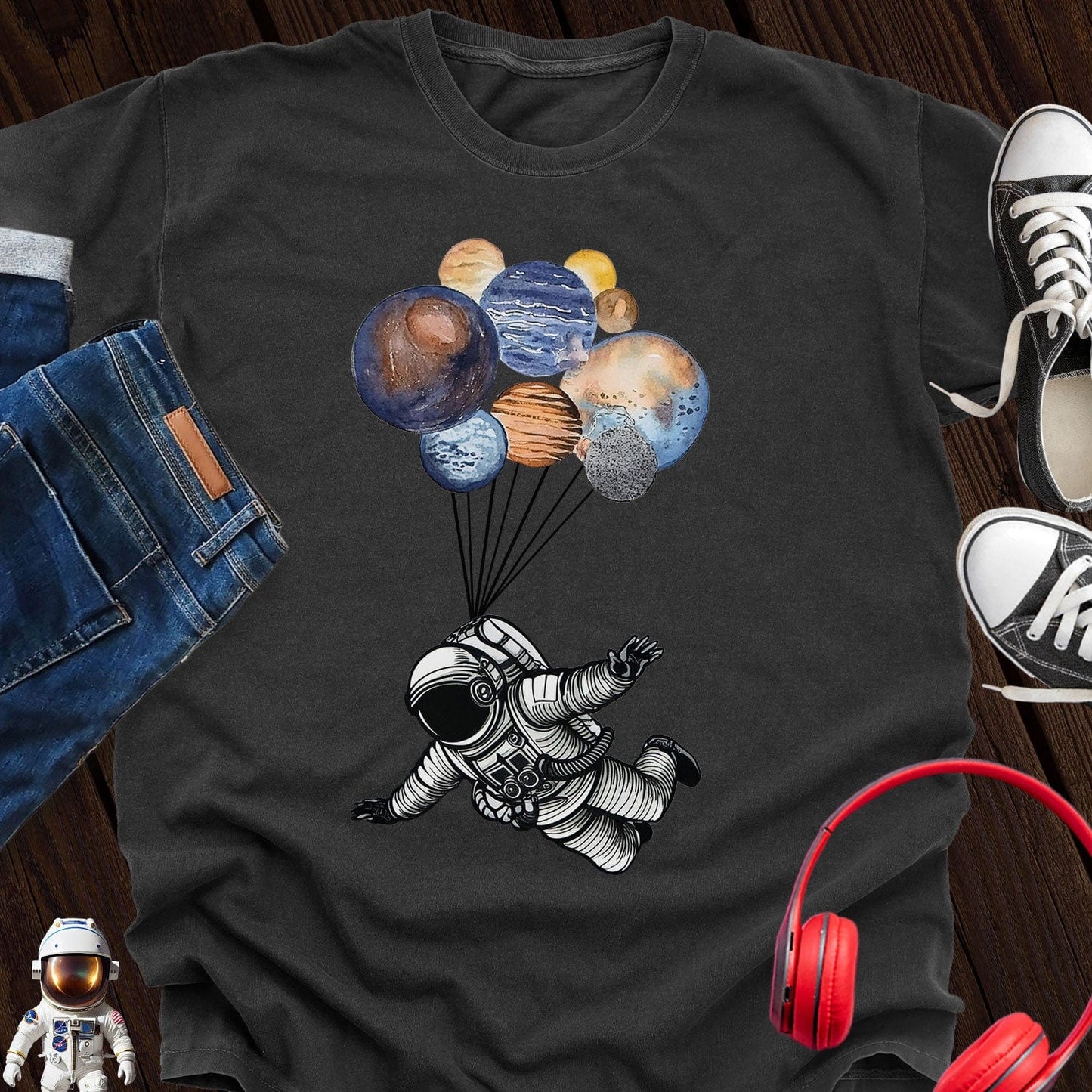 Astronaut Skydiving T-Shirt