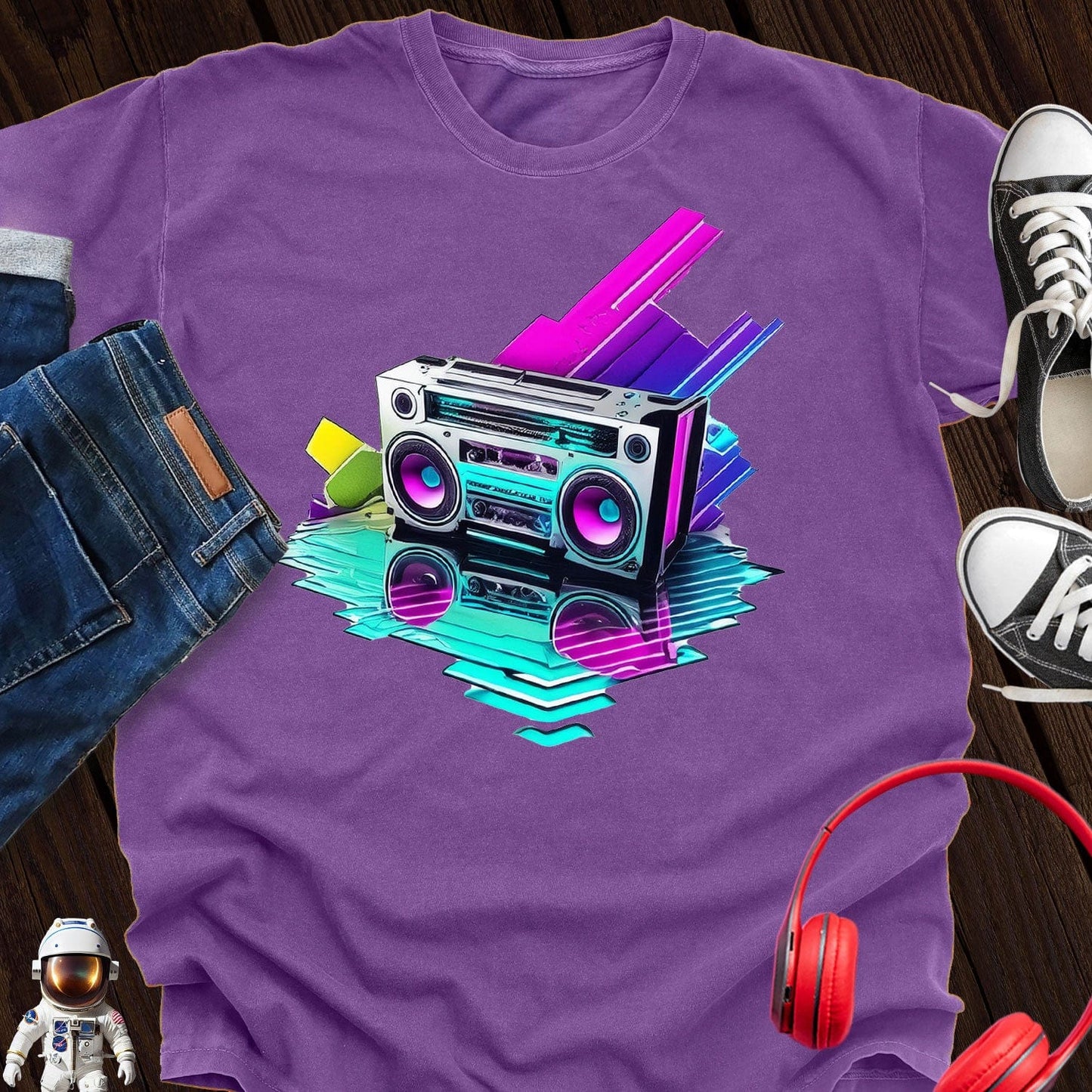 Boombox Outta Space T-Shirt