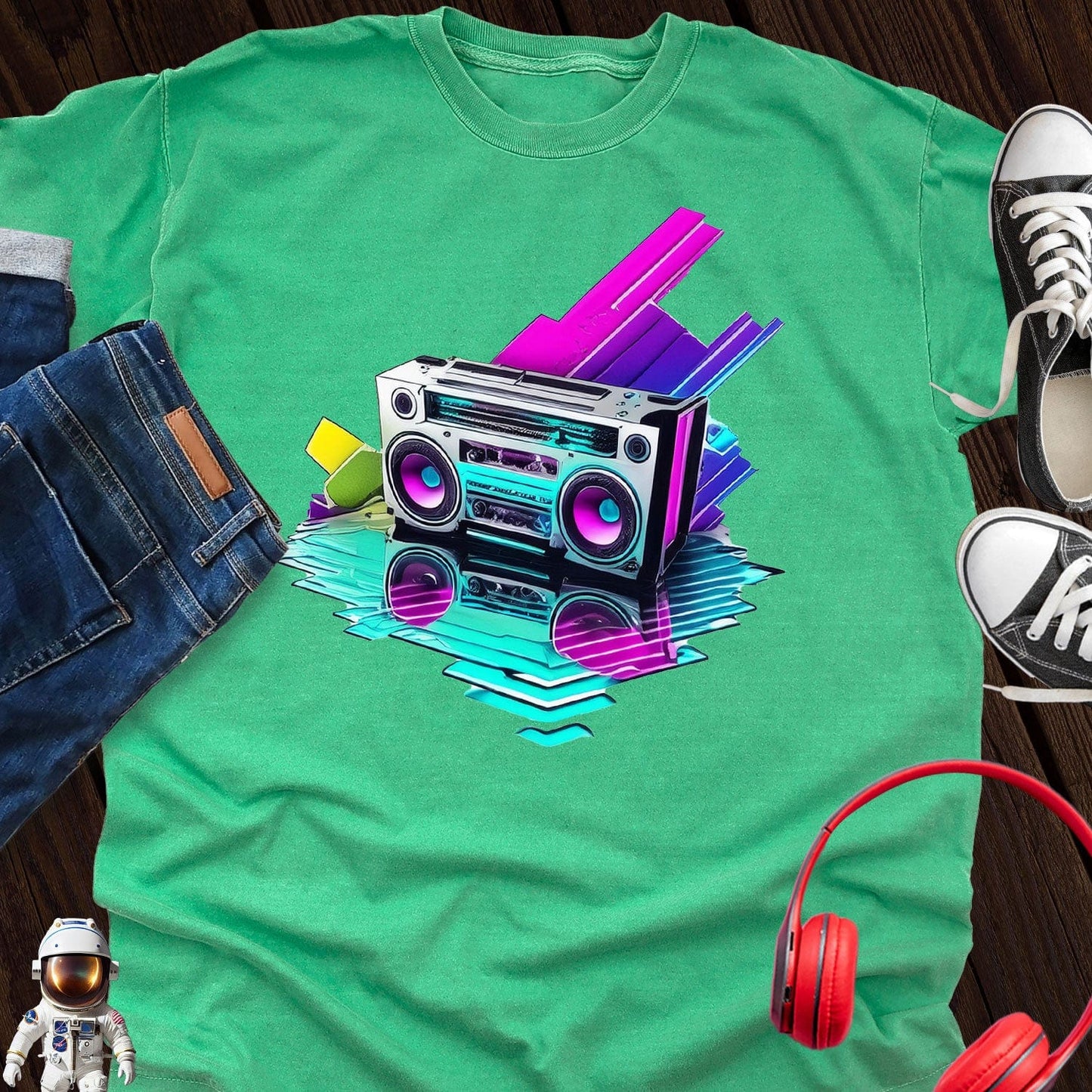 Boombox Outta Space T-Shirt