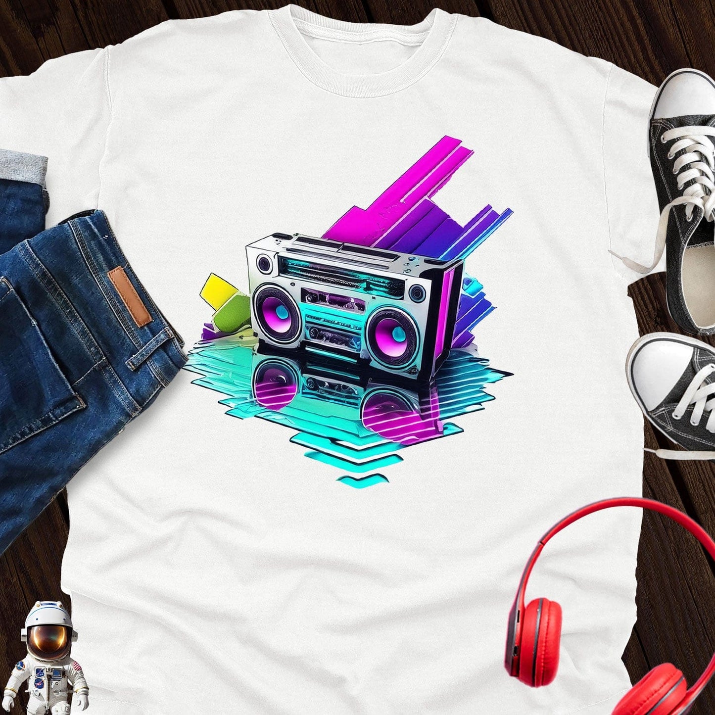 Boombox Outta Space T-Shirt