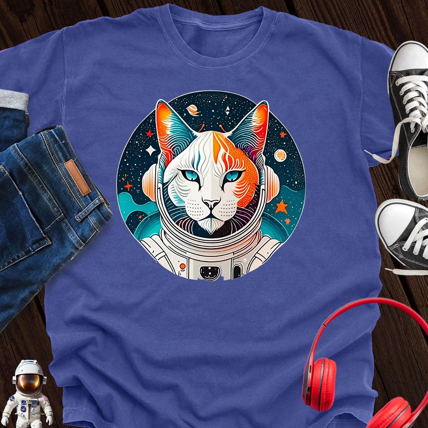 Captain Space Cat T-Shirt