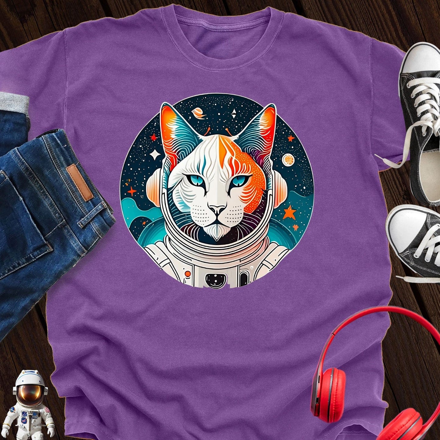 Captain Space Cat T-Shirt