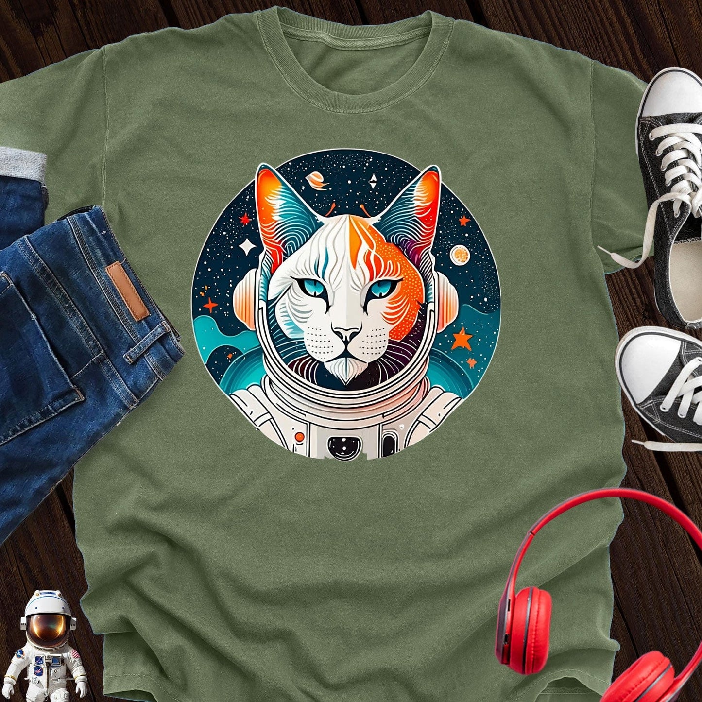 Captain Space Cat T-Shirt