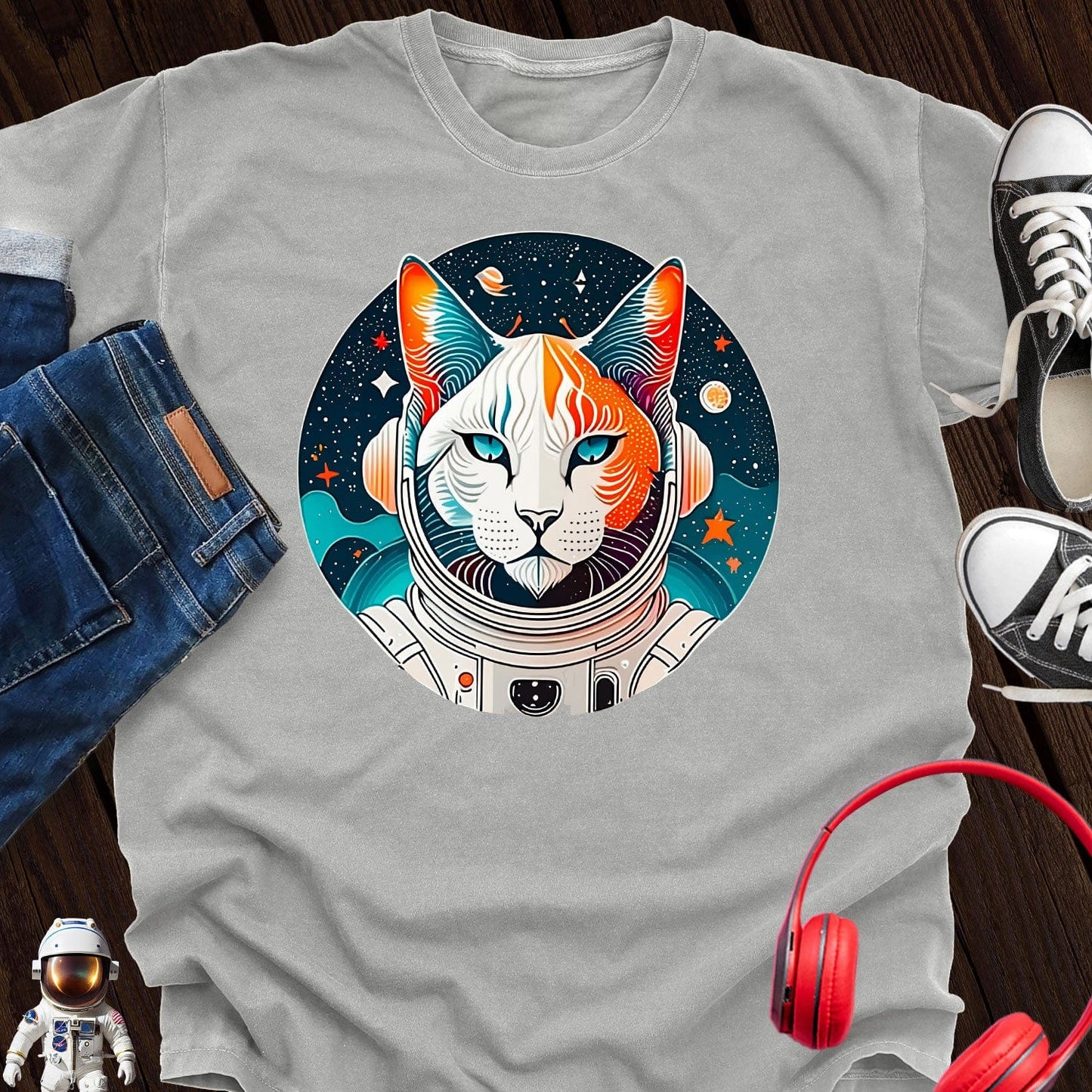 Captain Space Cat T-Shirt