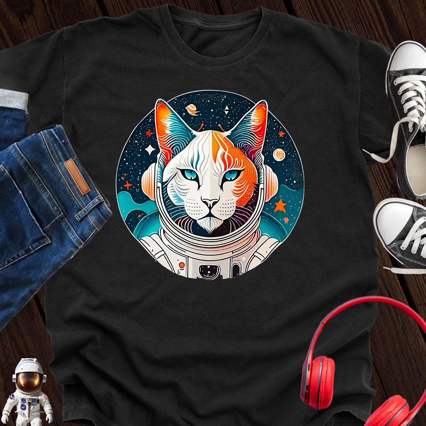 Captain Space Cat T-Shirt