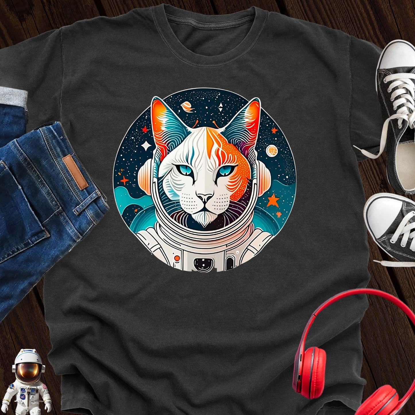 Captain Space Cat T-Shirt