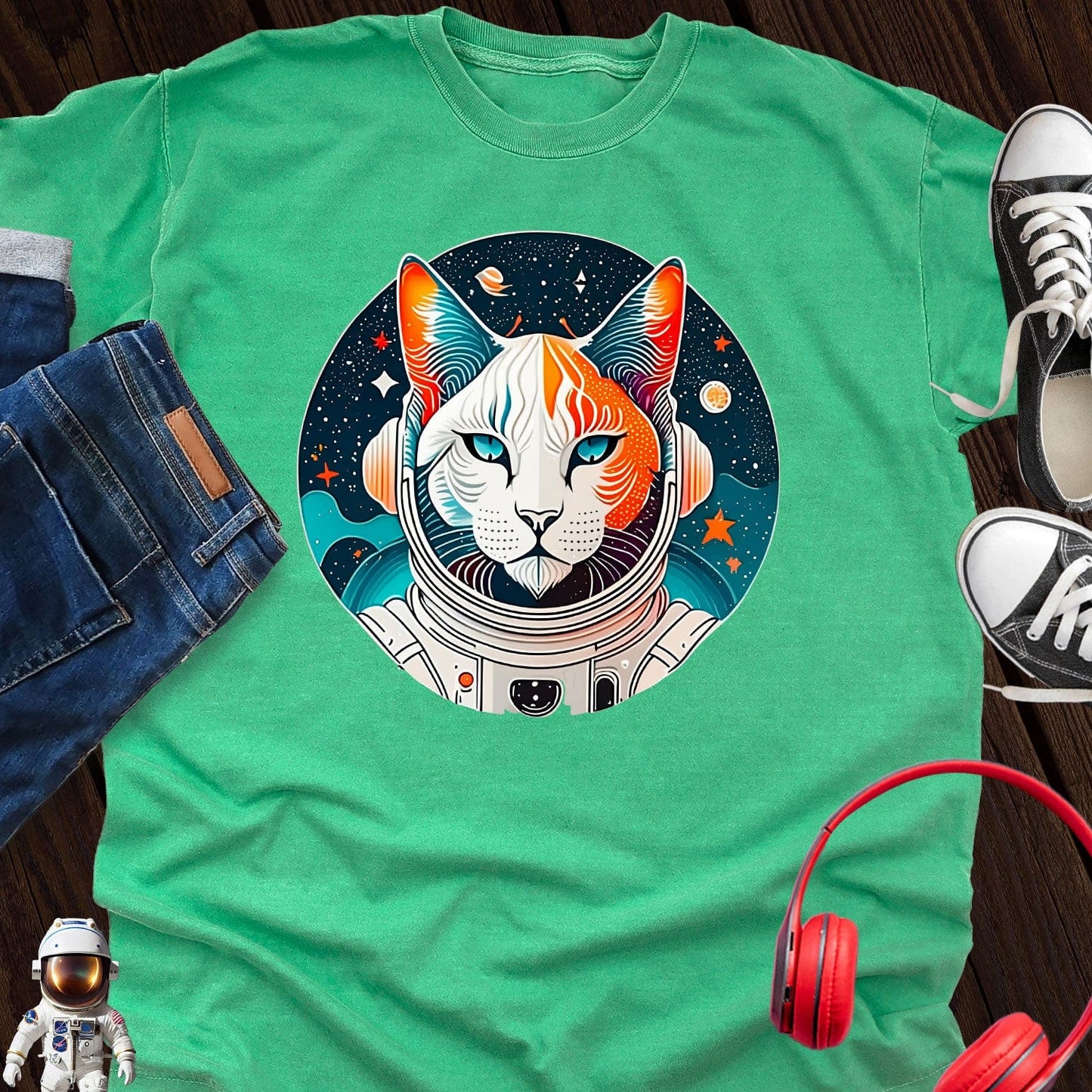 Captain Space Cat T-Shirt