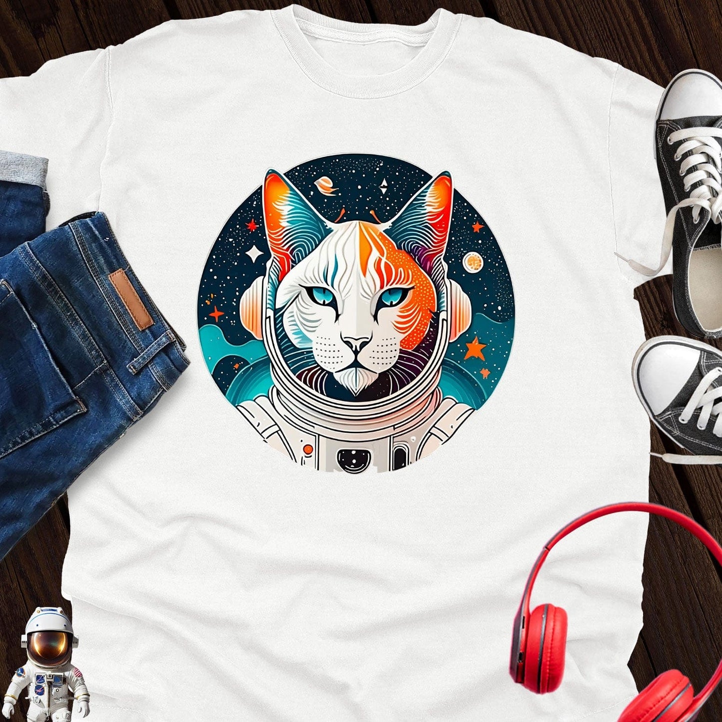 Captain Space Cat T-Shirt