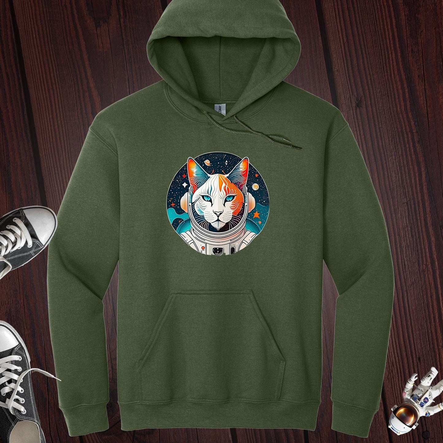 Captain Space Cat Hoodie