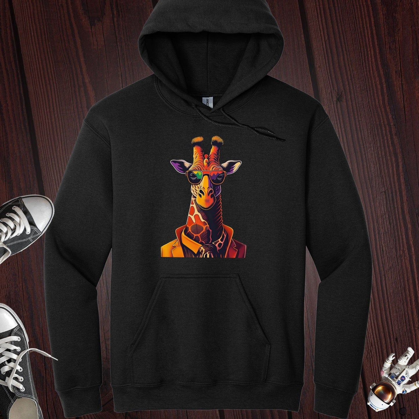 Like I Care Giraffe Hoodie