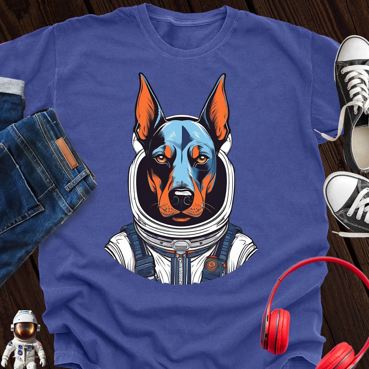 Doberman Astronaut T-Shirt