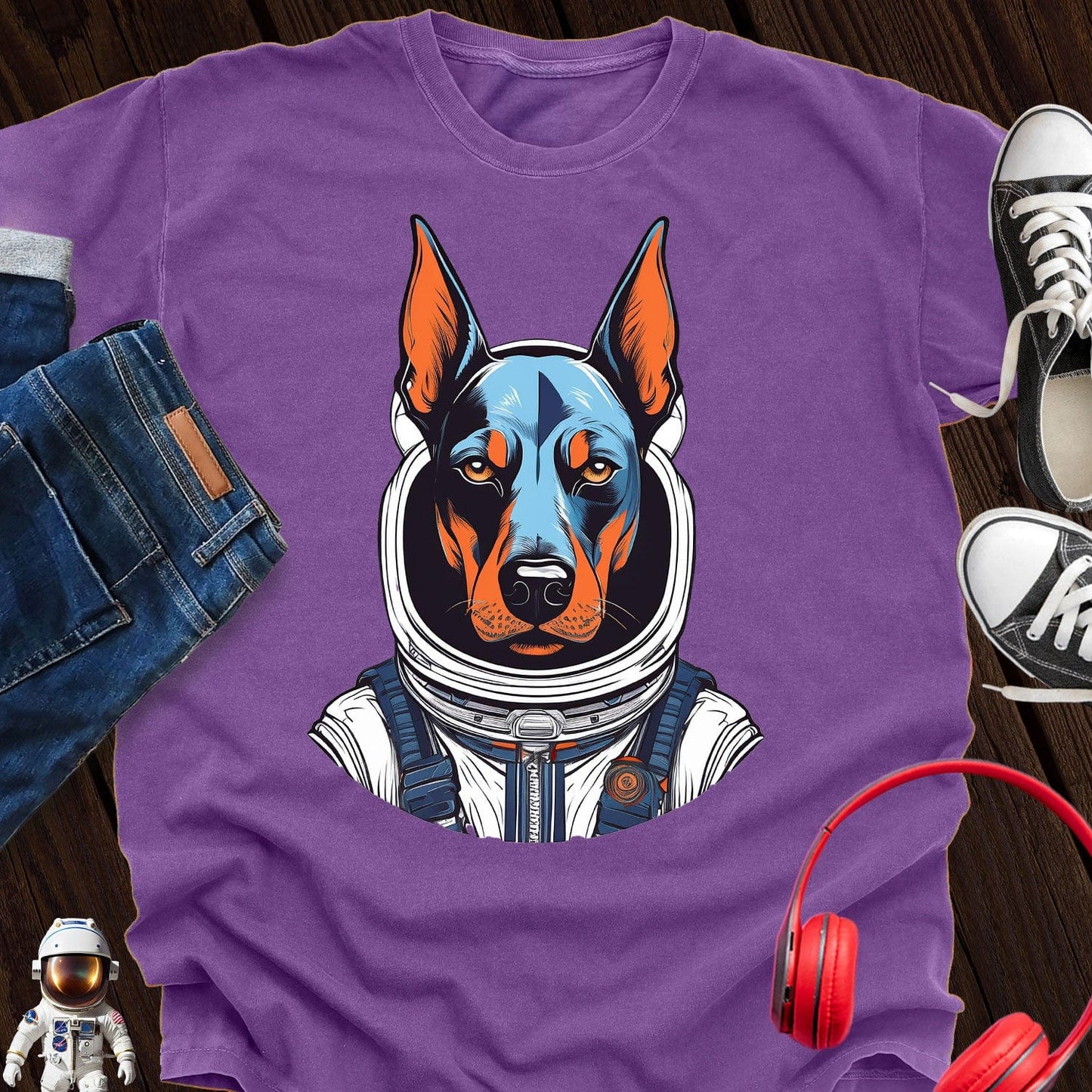 Doberman Astronaut T-Shirt