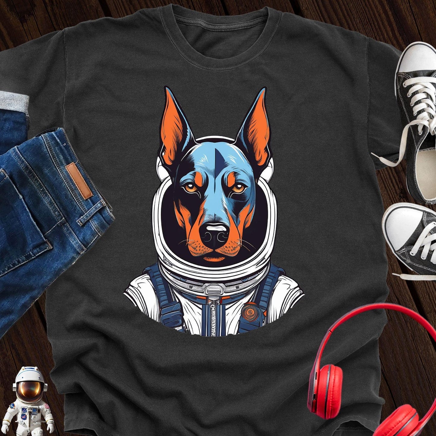 Doberman Astronaut T-Shirt