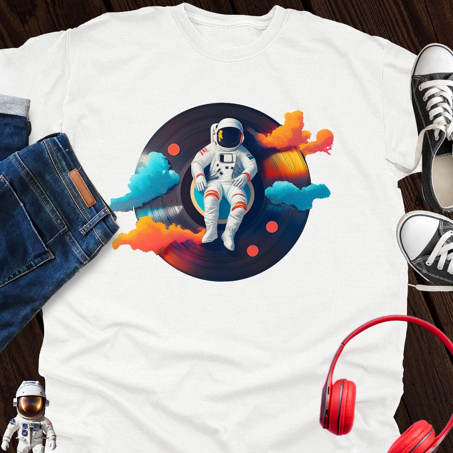 Dreaming Music Astronaut T-Shirt