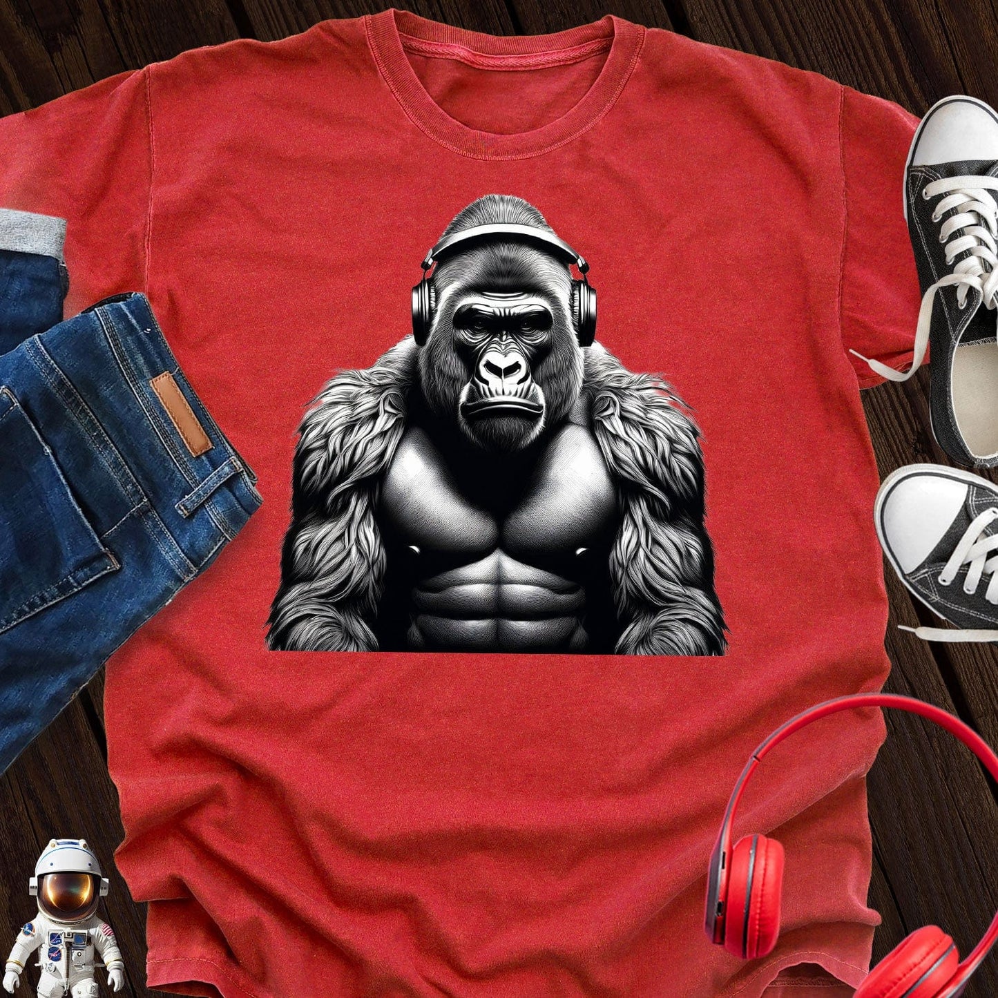 Silver Back Gorilla Music T-Shirt