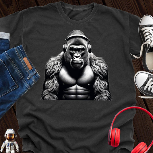 Silver Back Gorilla Music T-Shirt