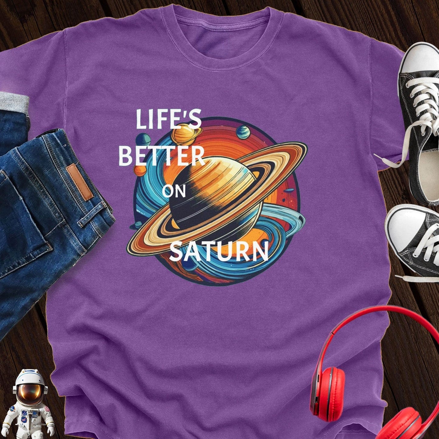 Life's Better on Saturn T-Shirt