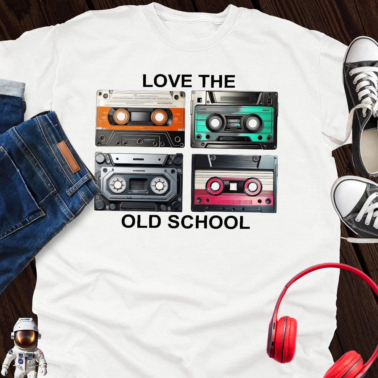 Love The Old School Cassette T-Shirt