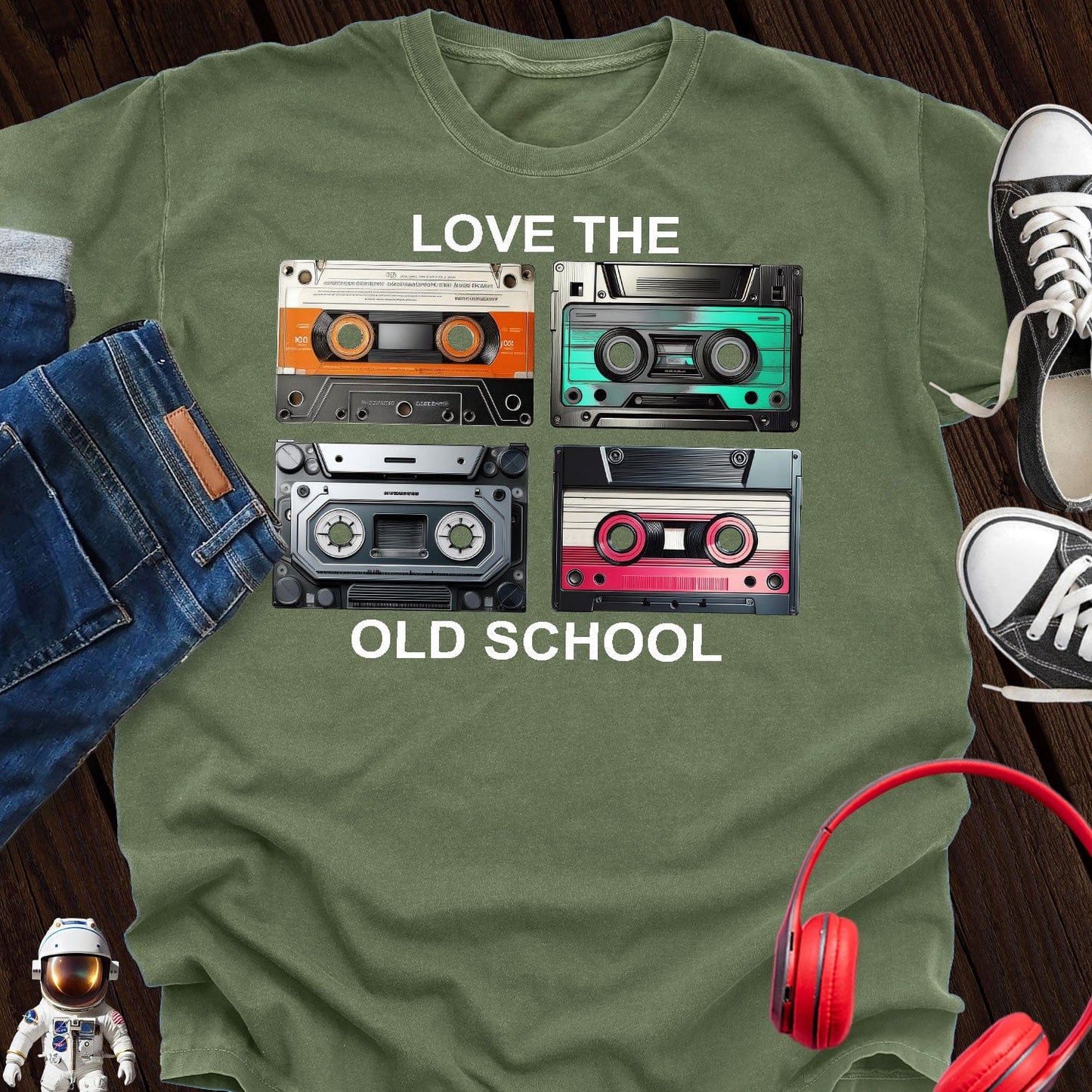 Love The Old School Cassette T-Shirt