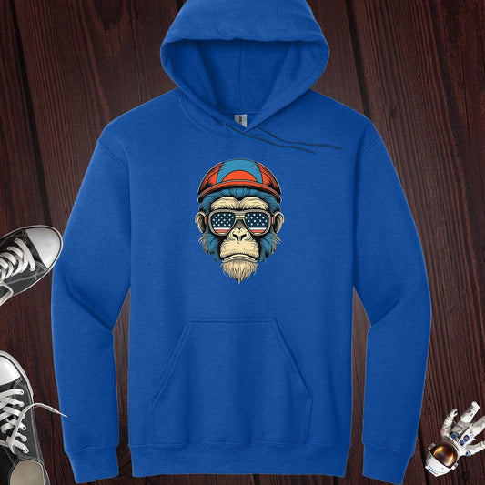 USA Monkey Hoodie