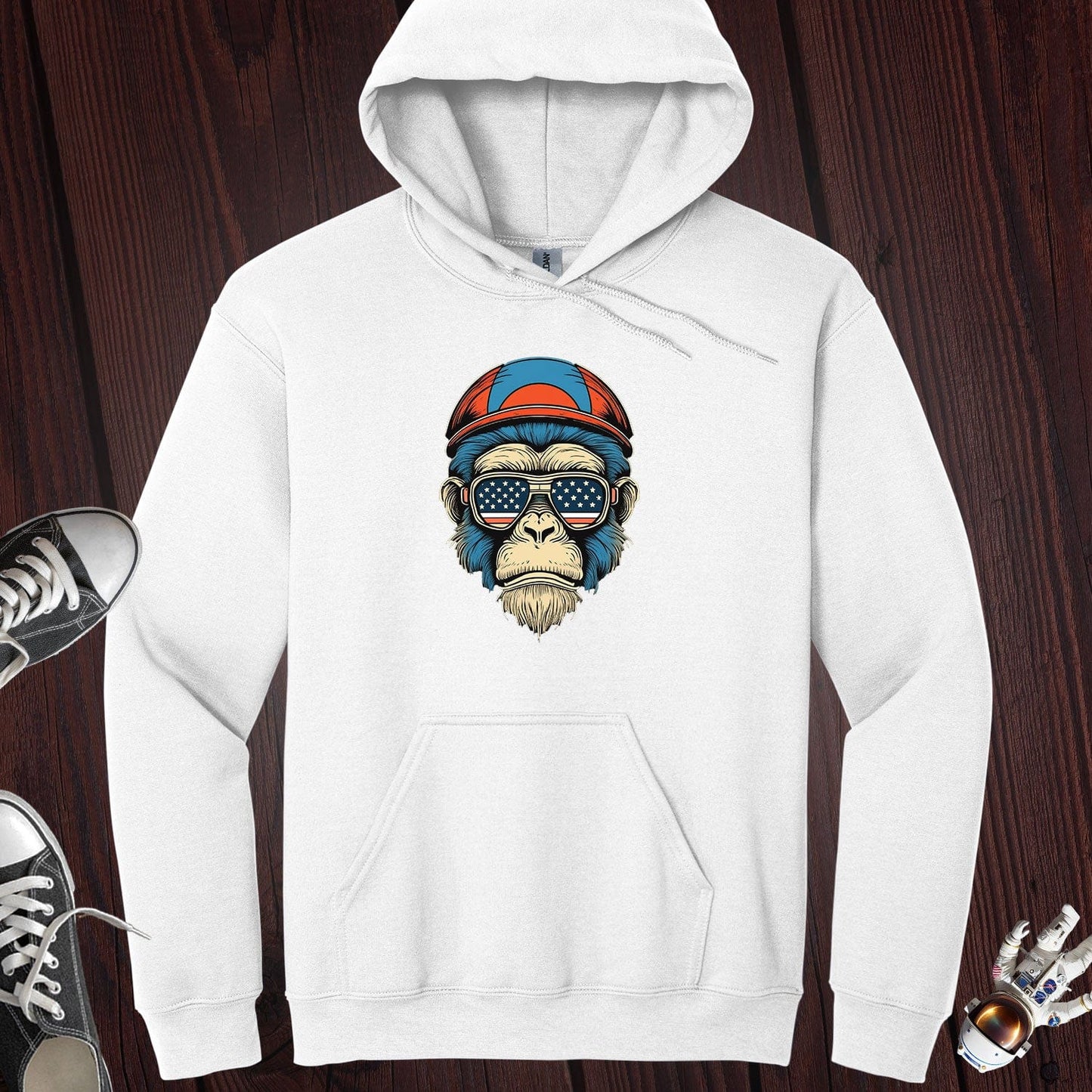 USA Monkey Hoodie