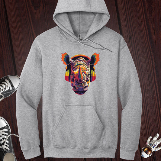 Rhino Headphones Hoodie