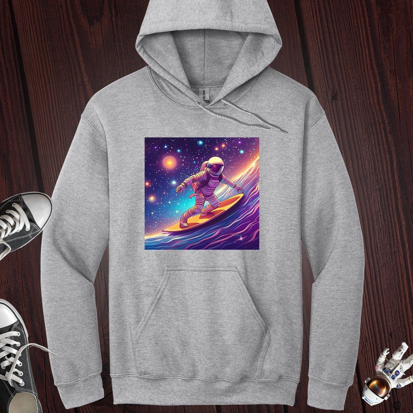 Surfing on Cosmos Hoodie